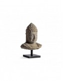 Busto Thailandés Piedra 21x12x33 Estilo Oriental - 1