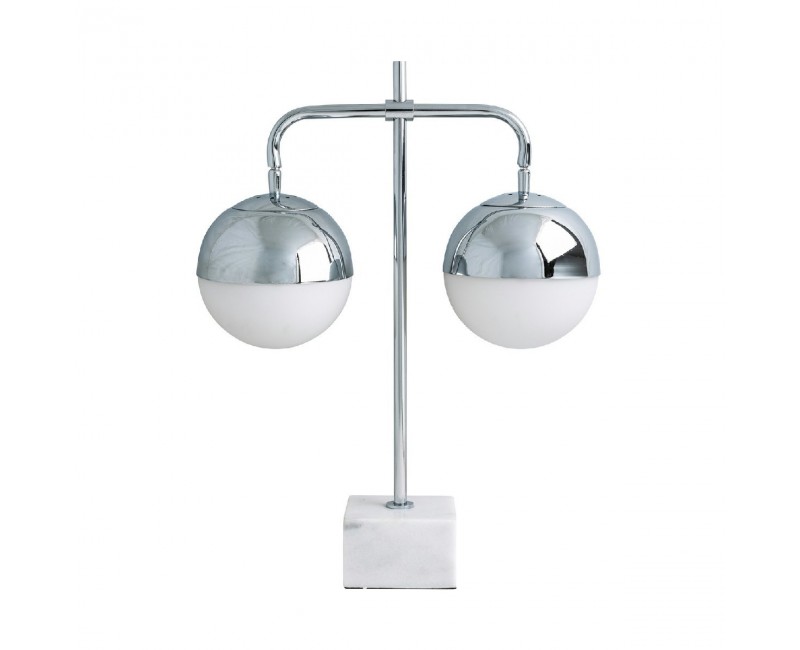 Lámpara De Sobremesa Hierro 43x19x61 Estilo Art Deco - 1