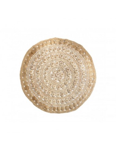 Alfombra Zulai Cáñamo 250x250x1 Estilo Étnico - 1