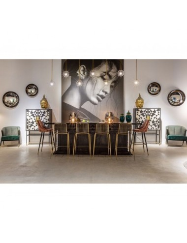 Espejo Haner Resina 54x8x54 Estilo Art Deco - 1