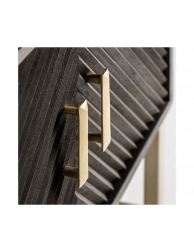 Mueble Tv Kraj Hierro 200x45x66 Estilo Art Deco - 4