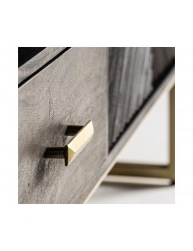 Mueble Tv Kraj Hierro 200x45x66 Estilo Art Deco - 5