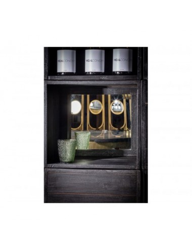 Estante Modular Gwin Madera De Mahogany 36x2x32 Estilo Contemporáneo - 5