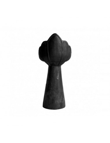 Taburete Hoja Madera Suar 50x50x108 Estilo Étnico - 4