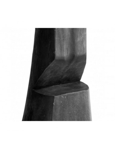 Taburete Hoja Madera Suar 50x50x108 Estilo Étnico - 6