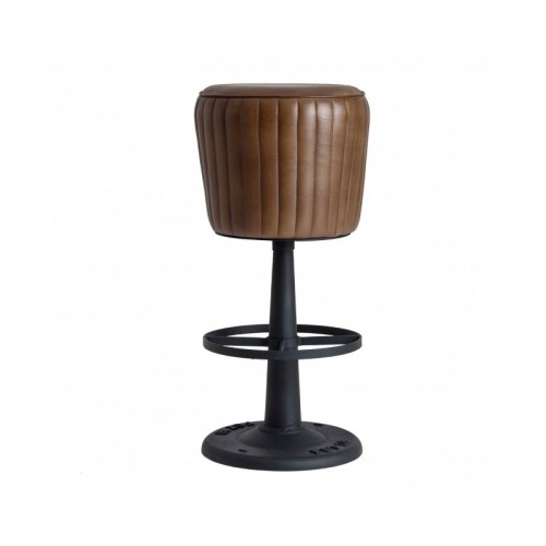 Taburete Seney Hierro 37x37x79 Estilo Vintage - 1