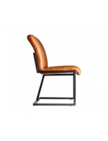 Sofá Bar Chadron Piel De Búfalo 124x62x92 Estilo Vintage - 3