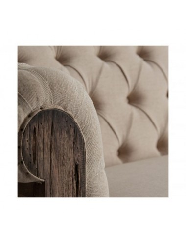 Sofá Gore Madera Tropical 238x90x80 Estilo Vintage - 6