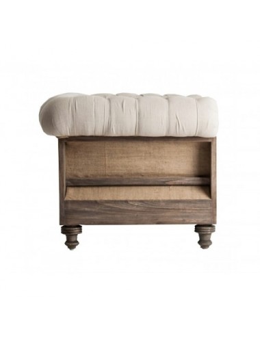 Sillón Gore Madera Tropical 113x90x80 Estilo Vintage - 3