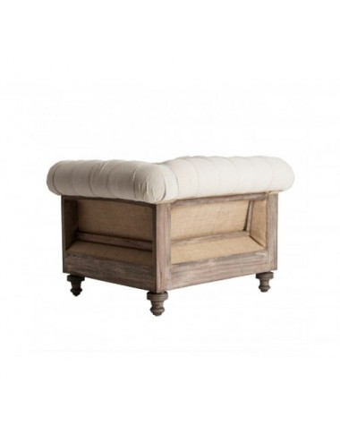 Sillón Gore Madera Tropical 113x90x80 Estilo Vintage - 4