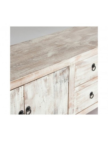 Mueble Tv Baratti Madera De Pino Reciclado 220x45x60 Estilo Provenzal - 4