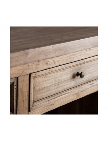 Barra De Bar Joutel Madera De Pino Reciclado 250x73x103 Estilo Industrial - 5