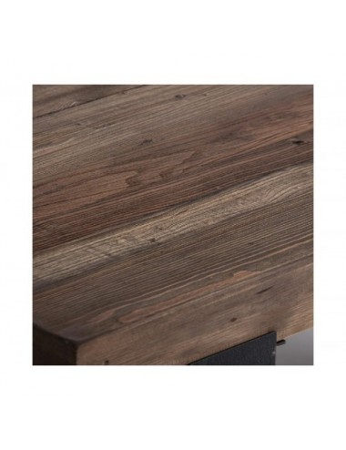 Mesa De Centro Tello Madera De Pino Reciclado 120x70x42 Estilo Colonial - 4