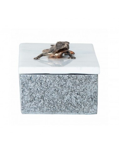 Caja Lagarto Mármol 25x11,5x10 Estilo Contemporáneo - 3