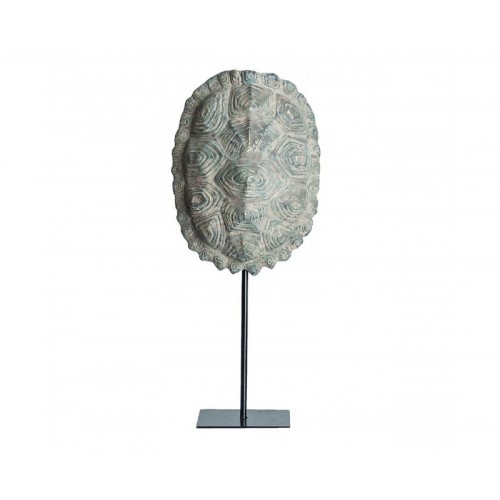 Figura Decorativa Caparazón Tortuga Resina 19x14x45 Estilo Nórdico - 1