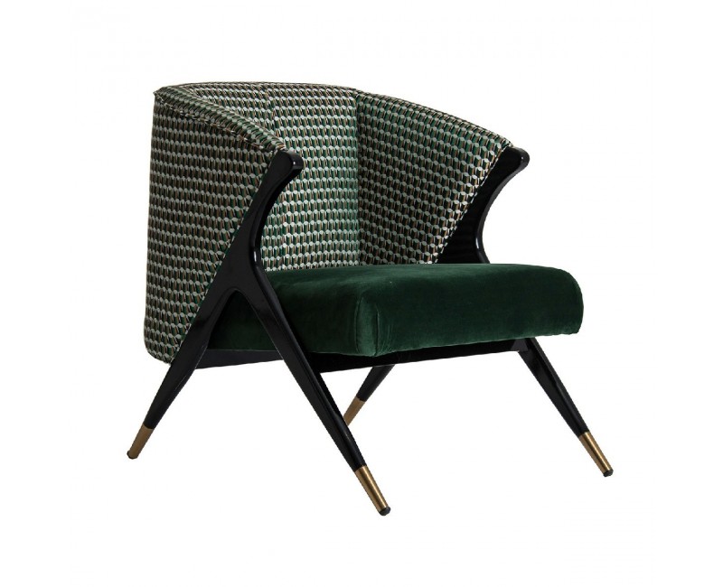 Sillón Kelheim Madera De Pino 73x83x80 Estilo Contemporáneo - 1