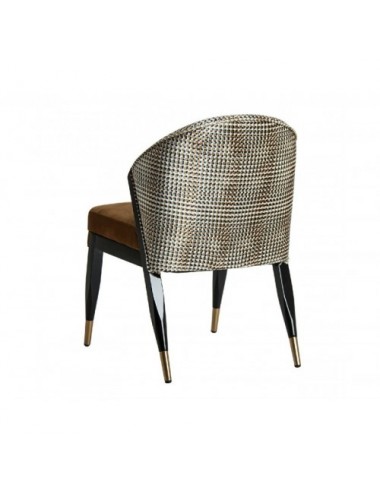 Silla Brillon Terciopelo 56x70x85 Estilo Contemporáneo - 4