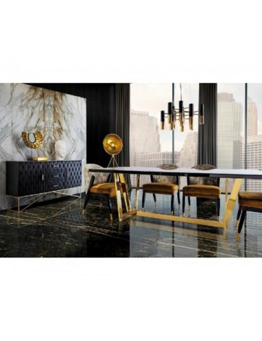 Silla Brillon Terciopelo 56x70x85 Estilo Contemporáneo - 7