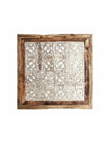 Panel Decorativo Taskent Madera Tropical 170x4x170 Estilo Étnico - 1