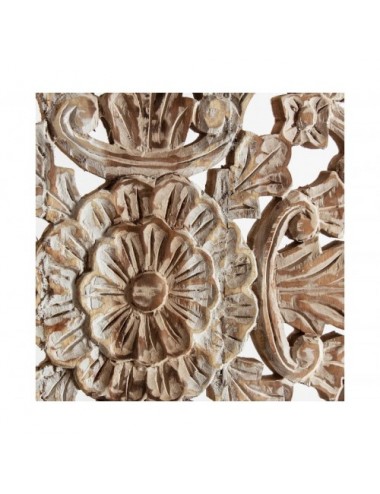 Panel Decorativo Taskent Madera Tropical 170x4x170 Estilo Étnico - 1