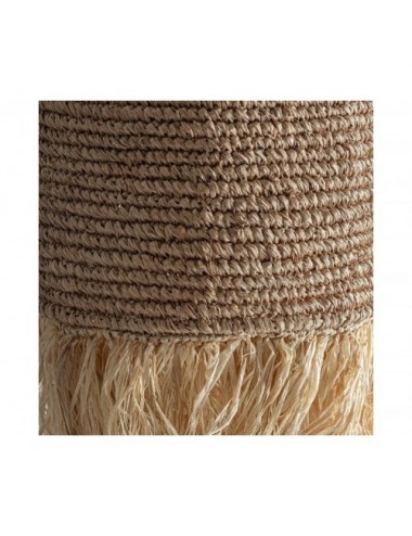 Lámpara De Colgar Fibra Natural 32x32x54 Estilo Contemporáneo - 3