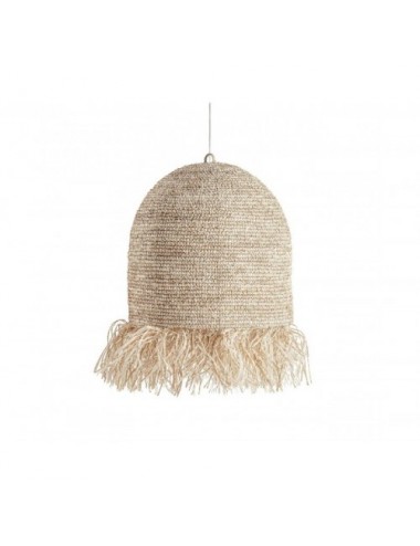 Lámpara De Colgar Fibra Natural 40x40x54 Estilo Contemporáneo - 1