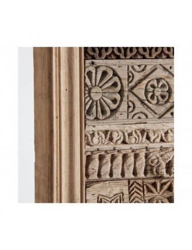 Panel Decorativo Askale Madera De Teka 120x6x160 Estilo Oriental - 1