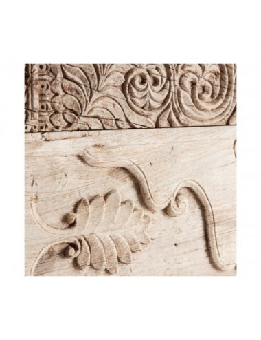 Panel Decorativo Askale Madera De Teka 120x6x160 Estilo Oriental - 3