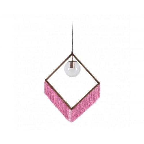 Lámpara De Colgar Bulevard Latón 57x20x67 Estilo Shabby Chic - 1