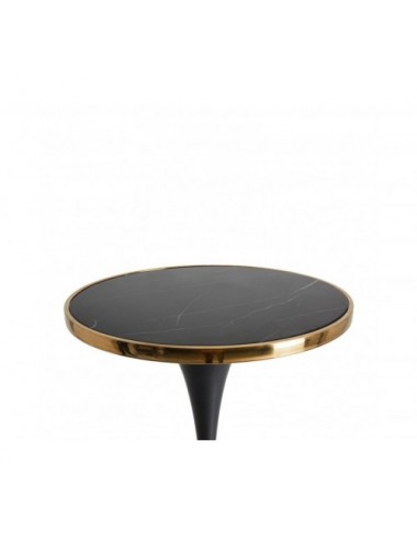 Mesa Bar Than Hierro 60x60x106 Estilo Art Deco - 1