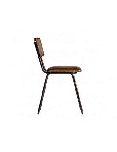 Silla Almstock Cuero 47x51x79 Estilo Vintage - 3