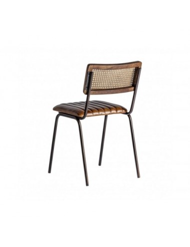 Silla Almstock Cuero 47x51x79 Estilo Vintage - 4