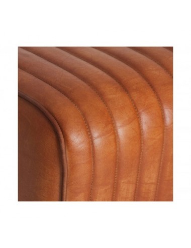Taburete Almstock Cuero 43x34x75 Estilo Vintage - 1