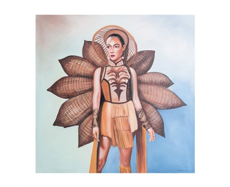 Lienzo Olivia Lienzo 140x4x140 Estilo Contemporáneo - 1