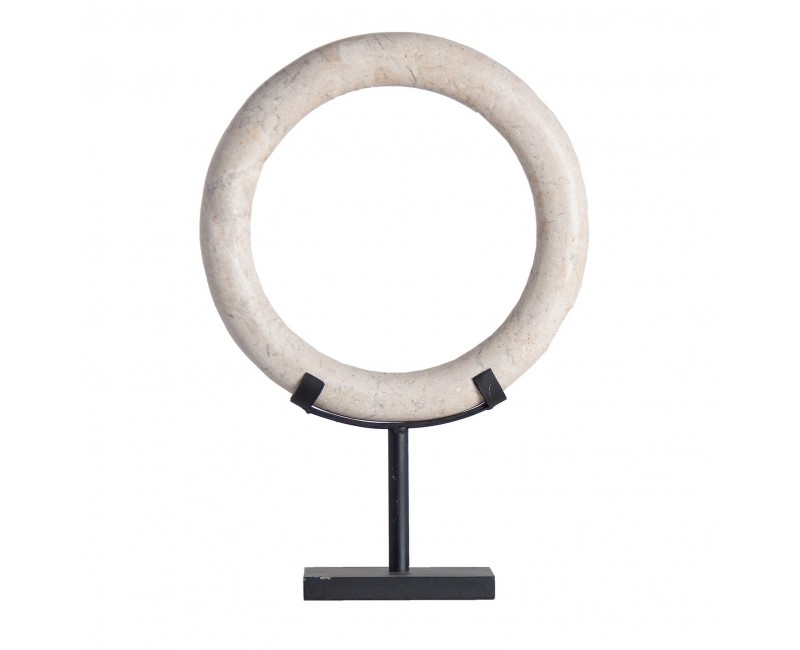 Figura Decorativa Mármol 12x41x53 Estilo Nórdico - 1