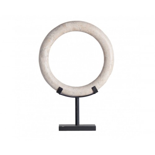 Figura Decorativa Mármol 12x41x53 Estilo Nórdico - 1