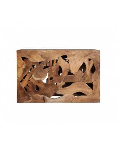 Consola Urama Madera De Teka 120x45x80 Estilo Étnico - 1