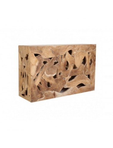 Consola Urama Madera De Teka 120x45x80 Estilo Étnico - 1