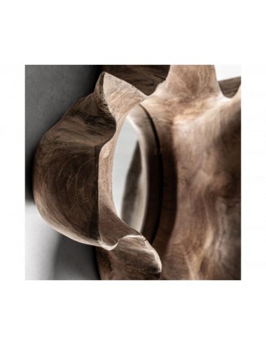 Espejo Urama Madera Suar 52x13x60 Estilo Étnico - 3