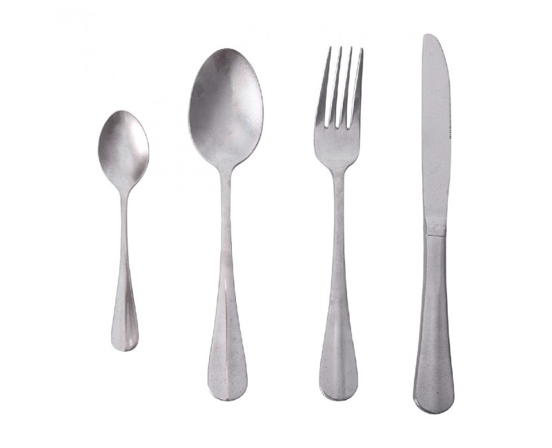 Cubiertos J 24 Acero 20x4x1 20x3x1 24x2x1 Estilo Clásico - 1