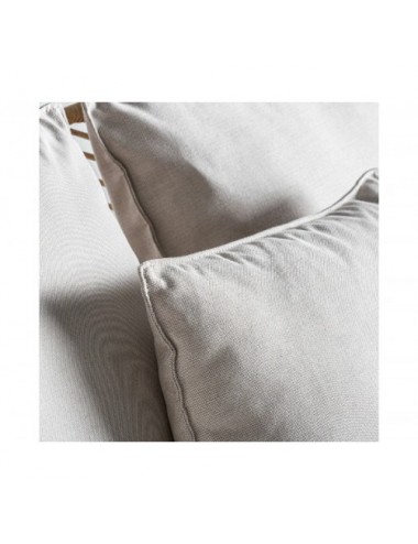 Sofá Plissé Rattan Madera De Mahogany 240x78x81 Estilo Nórdico - 5