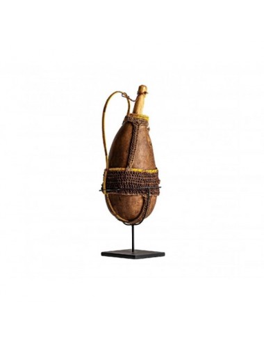 Figura Decorativa Calabaza 14x14x44 Estilo Oriental - 1