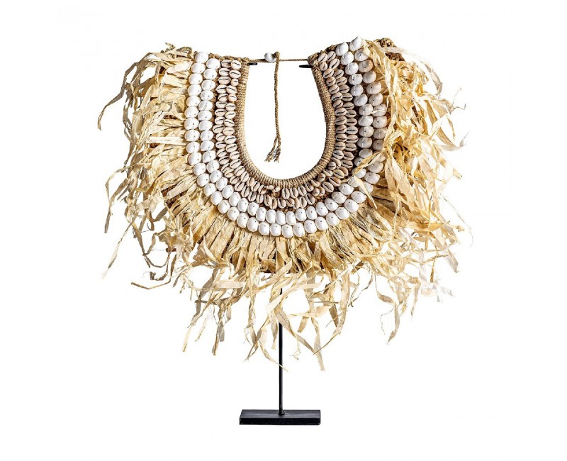 Figura Decorativa Concha 44x9x54 Estilo Étnico - 1