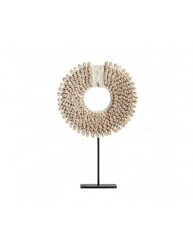 Figura Decorativa Concha 23x10x37 Estilo Étnico - 1