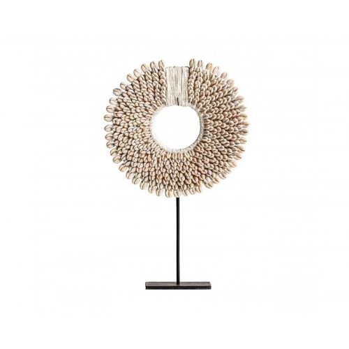 Figura Decorativa Concha 23x10x37 Estilo Étnico - 1