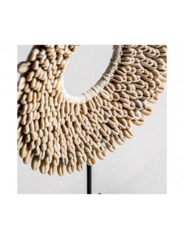 Figura Decorativa Concha 23x10x37 Estilo Étnico - 3