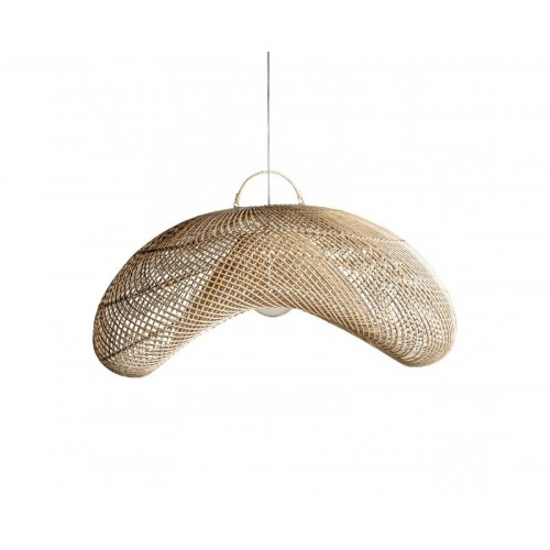 Lámpara De Colgar Ratán 85x65x40 Estilo Contemporáneo - 1