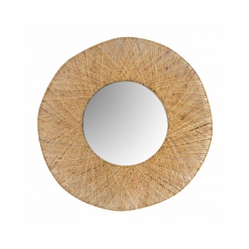 Espejo Bayle Ratán 119x11x120 Estilo Contemporáneo - 1