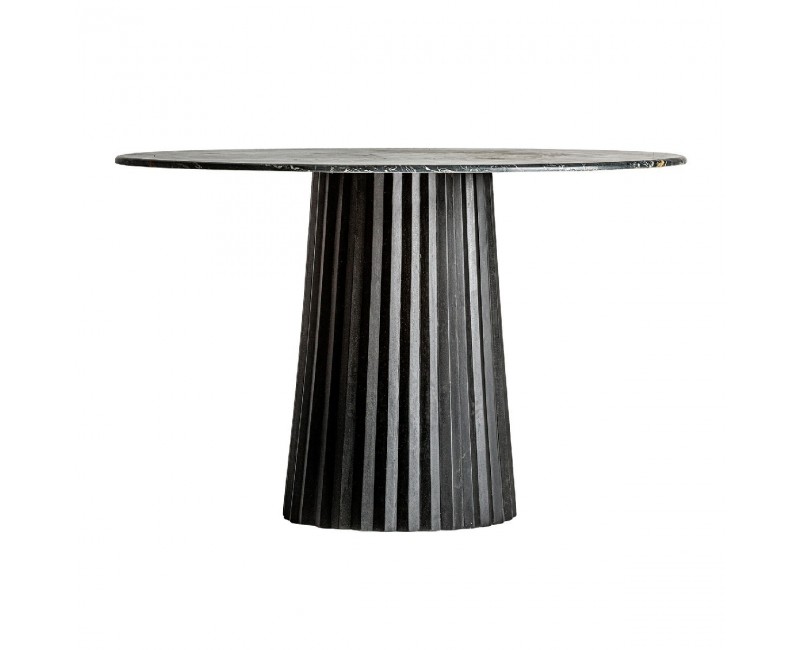 Mesa Comedor Plissé Wood Madera De Mango 122x122x77 Estilo Contemporáneo - 1