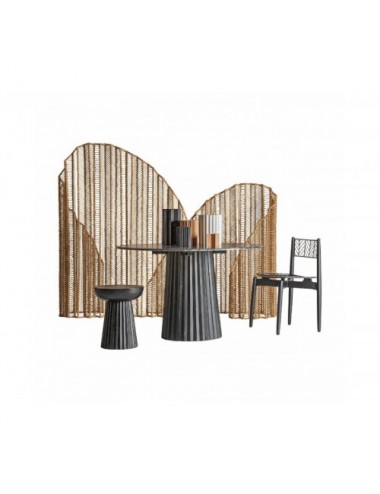 Mesa Comedor Plissé Wood Madera De Mango 122x122x77 Estilo Contemporáneo - 5